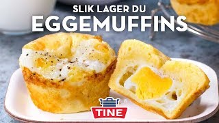 Muffins med egg «gyeranppang» Koreansk streetfood  TINE Kjøkken [upl. by Esdras]