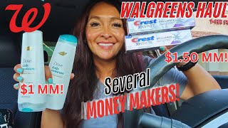 Walgreens Coupon Haul Make Money Couponing Easy Digital Deals [upl. by Domel]