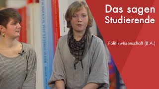 quotDas sagen die Studentinnenquot  Politikwissenschaft BA studieren [upl. by Margit823]