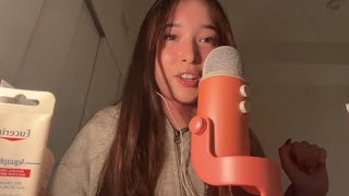 ASMR close clicky whisper ramble skincare faves🤍 [upl. by Dickinson]