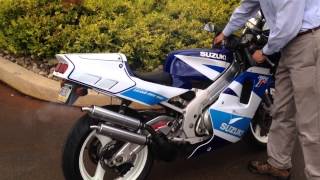 Mid 90s suzuki 250cc 2stroke GP race bike [upl. by Merideth]