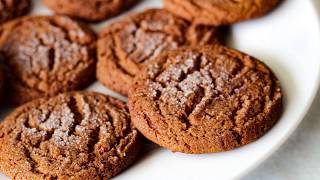 Gingersnap Cookies  Cooking With Ginger [upl. by Annairoc672]