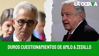 AMLO CUESTIONA a ZEDILLO sobre EL FOBAPROA PENSIONES SALARIO MÍNIMO y TRENES [upl. by Gifford]