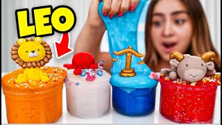 Making Slime for EVERY Zodiac Sign [upl. by Krebs]