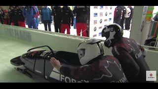 Justin Kripps wins bobsleigh gold in Lake Placid World Cup  CBC Sports [upl. by Sherborne270]