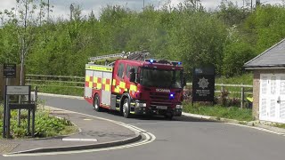 Horshams 2nd Pump Turnout To Animal Rescue  West Sussex Fire amp Rescue Service [upl. by Ahsekim]