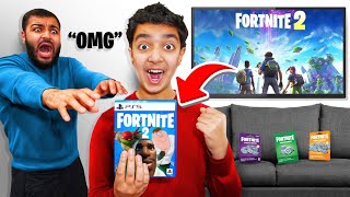 My Little Brother STOLE Fortnite 2 [upl. by Yauqaj]