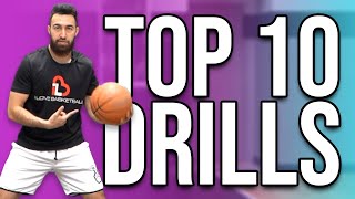 10 BEST Basketball Drills for Beginners 🏀 IMPROVE FAST [upl. by Scrivenor758]