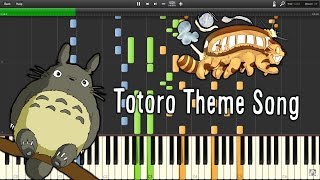 Totoro Theme Song Piano Cover  My Neighbor Totoro [upl. by Nnylahs]