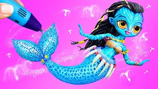 Miniatuurpoppen en 3D Pen Knutselen voor LOL OMG  30 DIYs [upl. by Aihsel]