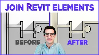 JOIN ELEMENTS IN VIEWS  REVIT® BUTTONS ✅ [upl. by Harlie]