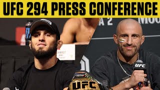 UFC 294 PreFight Press Conference  ESPN MMA [upl. by Linnet]