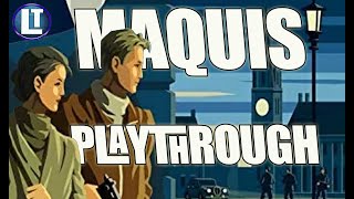 MAQUIS  Full Game PLAYTHROUGH  Example of Play [upl. by Ragse]