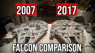 LEGO Star Wars LEGO Millennium Falcon UCS Comparison 10179 75192  2007 2017 [upl. by Churchill]