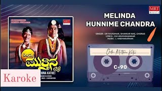 Melinda Hunnime Chandra song karoke ondu mutina kathe [upl. by Sirrap]