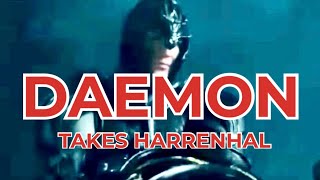 DAEMON takes HARRENHAL HOTD Episode 3 How is it in the books [upl. by Eisnyl]