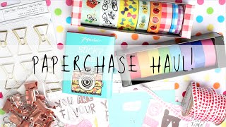 Paperchase Haul March 2016  MyGreenCow [upl. by Gnidleif]