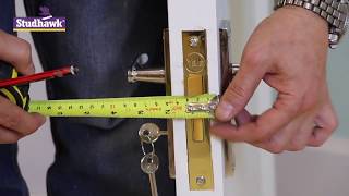 How to install a Mortise Mortice Lock and handles [upl. by Nel262]