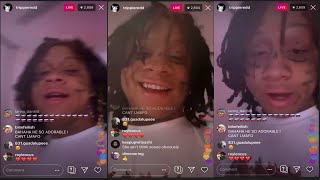 Trippie Redd talks being single XXXTENTACION  Coi Leray and more on Instagram Live [upl. by Stuppy]