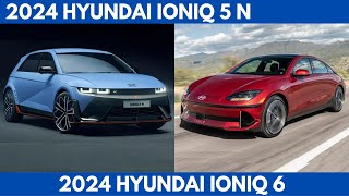 2024 Hyundai ioniq 5 N Vs 2024 Hyundai ioniq 6 Sibling Comparison [upl. by Eedoj940]