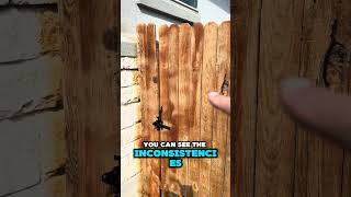 DIY vs Professional Fence Staining diy fencestaining [upl. by Fechter]