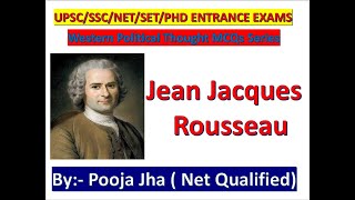 Most Important Questions On Jean Jacques Rousseau For All Competitive Exams [upl. by Raknahs]