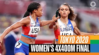 🏃‍♀️ Womens 4x400m Final  Tokyo Replays [upl. by Sellig]