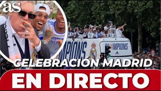 CELEBRACIÓN REAL MADRID EN VIVO I CAMPEÓN CHAMPIONS LEAGUE [upl. by Aradnahc]