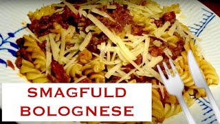 Perfekt italiensk bolognese  Pasta med kødsauce  Opskrift  107 [upl. by Digdirb]