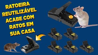 RATOEIRA REUTILIZÁVEL ARMADILHA PARA RATOS [upl. by Retepnhoj421]