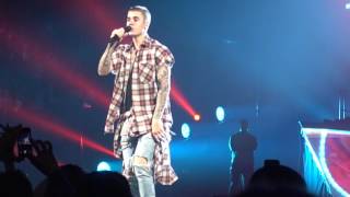 Justin Bieber  What Do You Mean Purpose Tour in Montreal 05162016 [upl. by Oisacin]