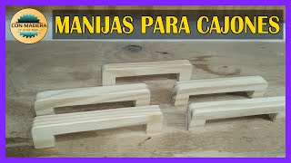 Como hacer manijas de madera para cajones [upl. by Quillon722]