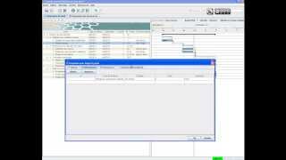 GanttProject création des taches et relations [upl. by Fesoj]