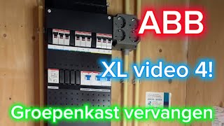 Groepenkast vervangen ⚡️ XL video 4  Elektricien  Amsterdam  ABB  Elektrotechniek [upl. by Sears]