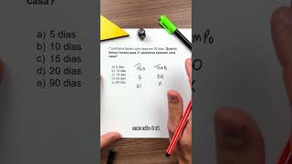 Regra de 3 matematica concursos [upl. by Darill]