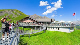 GRINDELWALD SWITZERLAND 🇨🇭  First Cliff Walk The Most Epic Place In Switzerland 8K [upl. by Masuh]