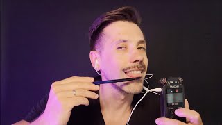 SPOOLIE NIBBLING ON TASCAM 💦  ASMR [upl. by Janine]