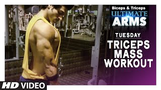 Tuesday TRICEPS MASS WORKOUT  Ultimate Arms  by Guru Mann [upl. by Refinnej]