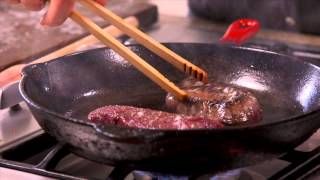 Venison Steaks with Balsamic Jus  Annabel Langbein [upl. by Odnesor]