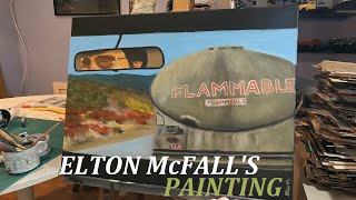 10 7 24 ELTON McFALLS COMPLETED DUEL MOVIE TANKER TRUCK PAINTING [upl. by Domella]