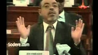 Meles Zenawi The Comedian Funny moments at the Parliament YouTube [upl. by Zeni29]