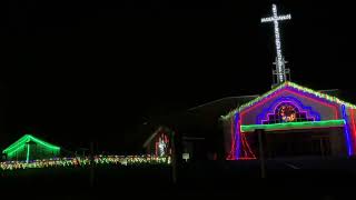 First Time I Have Seen A Church Do A Christmas Light Show non shorts version [upl. by Thanasi]