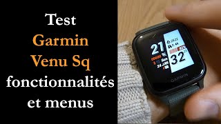 Test Garmin Venu Sq  petite montre connectée avec capteurs de sport [upl. by Norra]