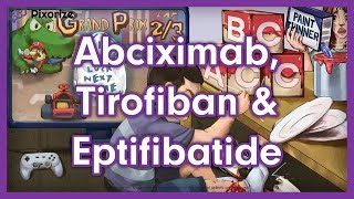 Abciximab Tirofiban Eptifibatide Glycoprotein IIbIIIa Inhibitors Mnemonic for NCLEX [upl. by Sadler]