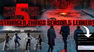 The Stranger Things Season 5 Leak Situation is Wild Netflix Hacked Discussion [upl. by Yale]