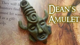 Supernatural Deans Amulet Polymer Clay Tutorial  Arcilla Polimérica Collaboration [upl. by Mosera]