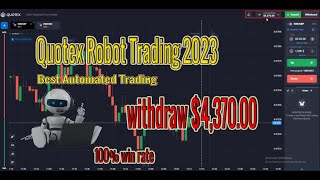 Quotex Robot Trading 2023  Best Automated Trading [upl. by Evangeline]