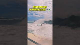 I was Scared For His LIFE… surf hurricane scary beach ocean surfing shorts viralvideos fl [upl. by Judon]