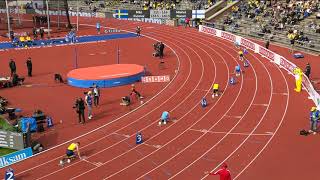 SuomiRuotsi maaottelu Finnkampen 2023 400m hurdles [upl. by Ymmak]