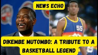 Dikembe Mutombo passes away at 58 due to brain cancer dikembemutombo [upl. by Reinhart]